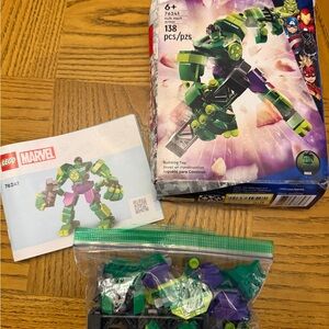 LEGO Marvel Hulk Mech Armor Building Kit- no minifig